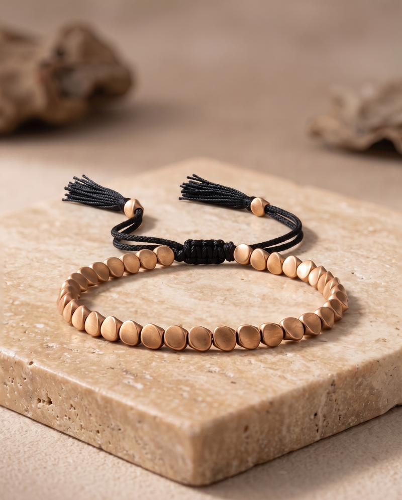 Tibetan Copper Shield Bracelet
