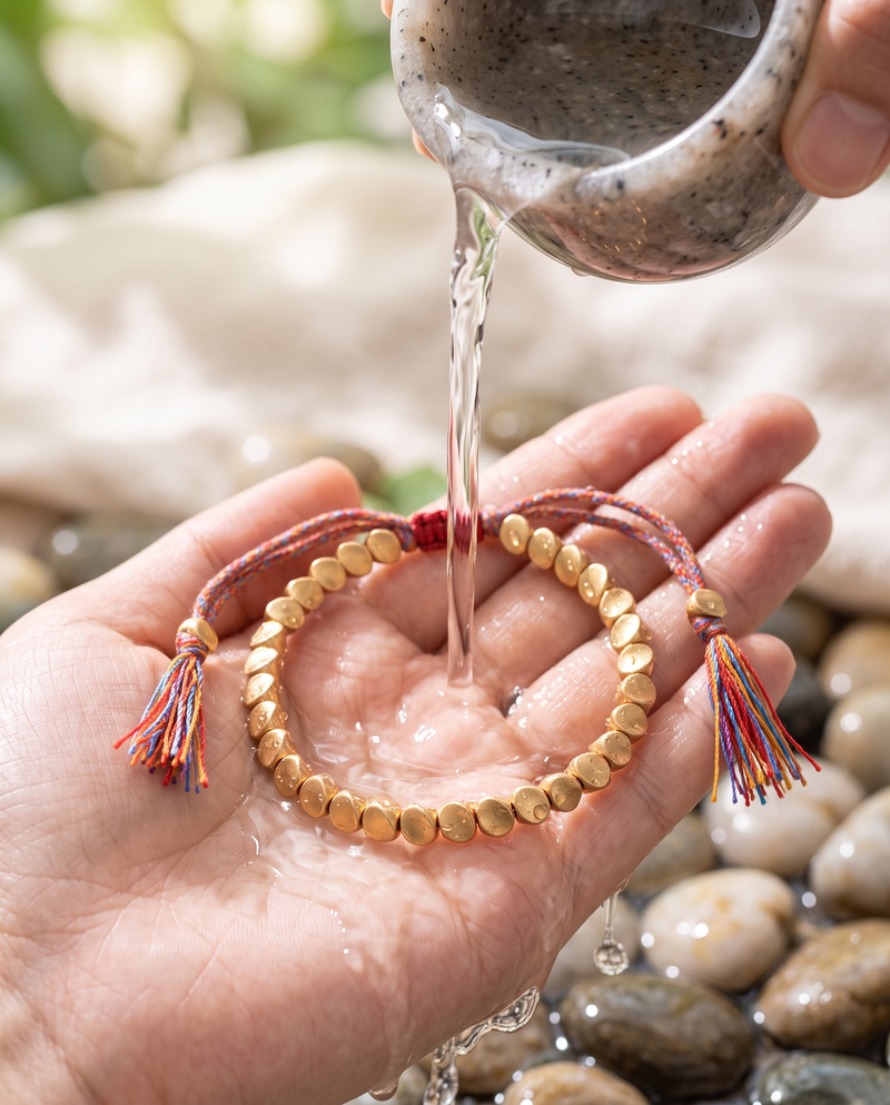 Tibetan Copper Shield Bracelet