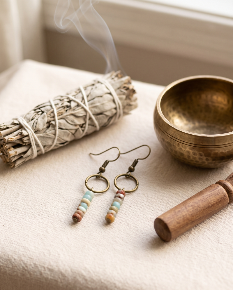 Amazonite Strength Earrings